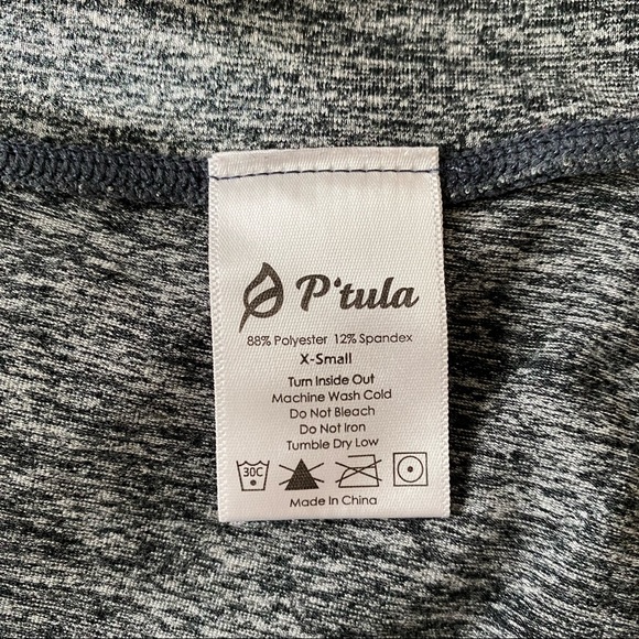 SOLD! PTULA - Black Marl Bare Leggings 23” - XS - Picture 3 of 3